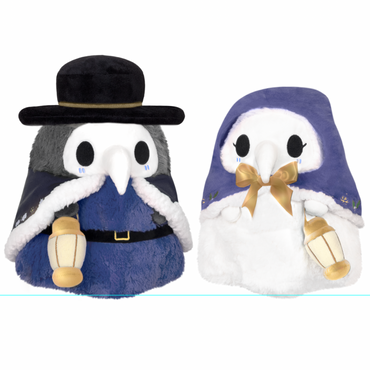 Mini Squishable Frosty Plague Doctor & Nurse Set - Squishable Version