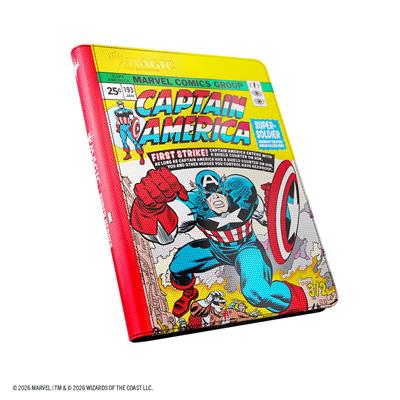 Gamegenic - MTG Marvel Superheroes - 18 Pocket Album - Captain America/Black Panther