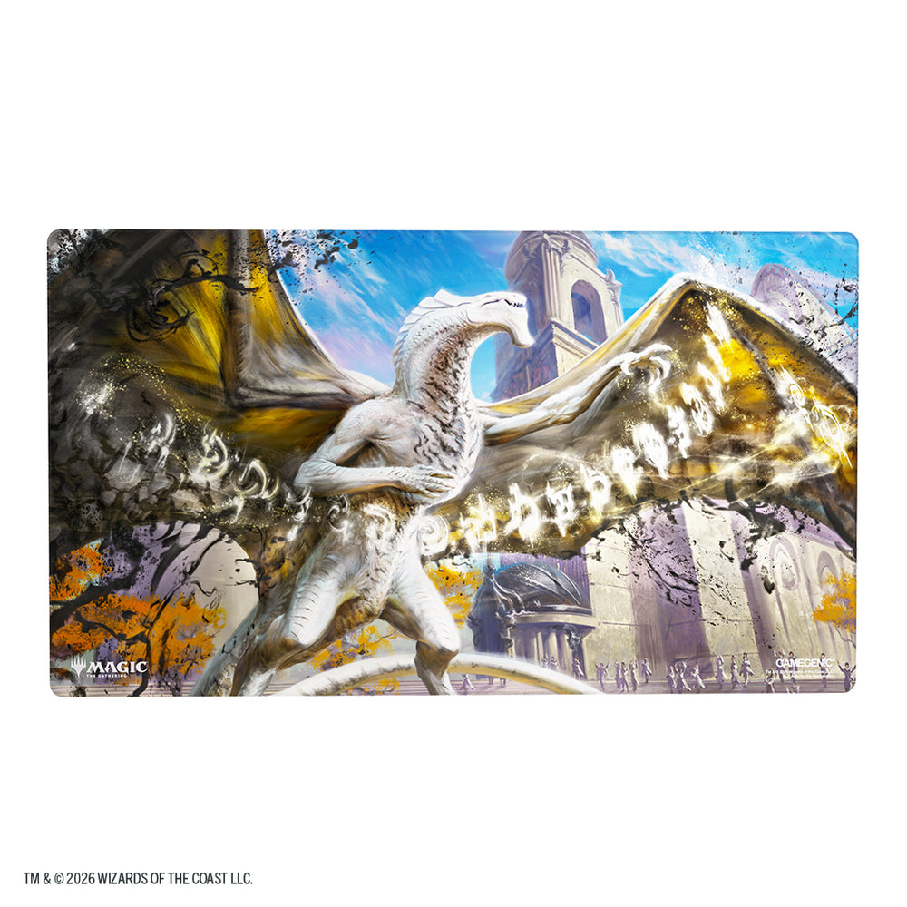 Magic: The Gathering | Secrets of Strixhaven Shiny Playmat - Silverquill, the Disputant