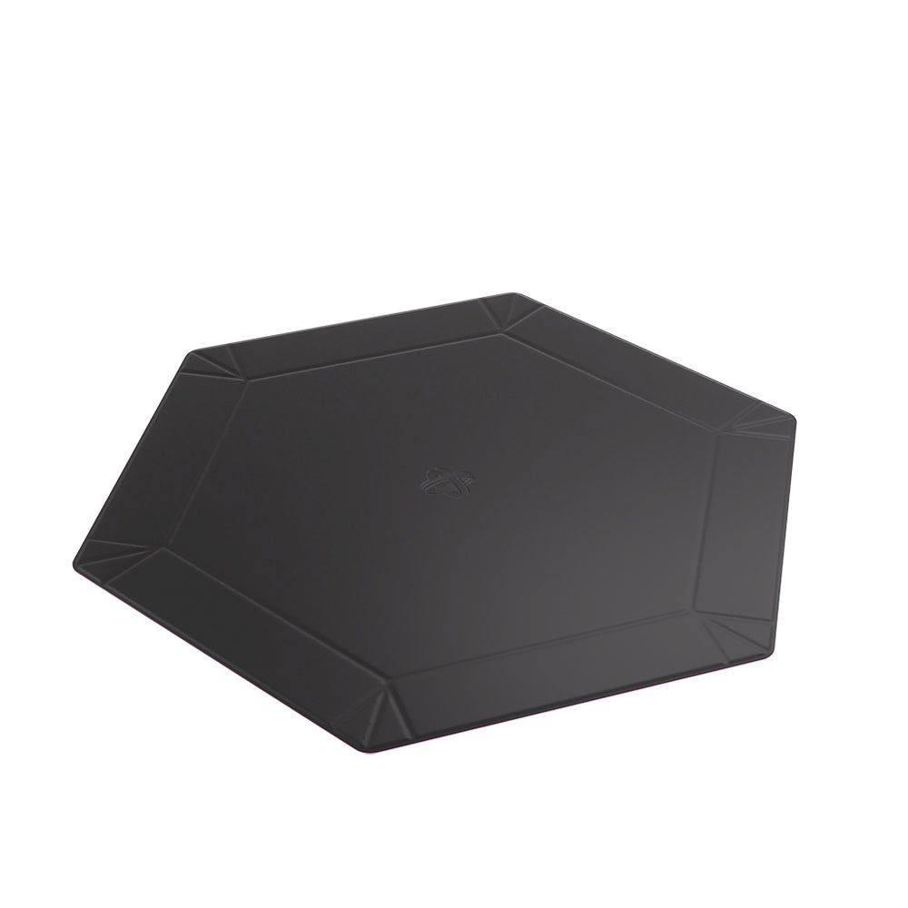 Magnetic Dice Tray Hexagonal Black/Pinik