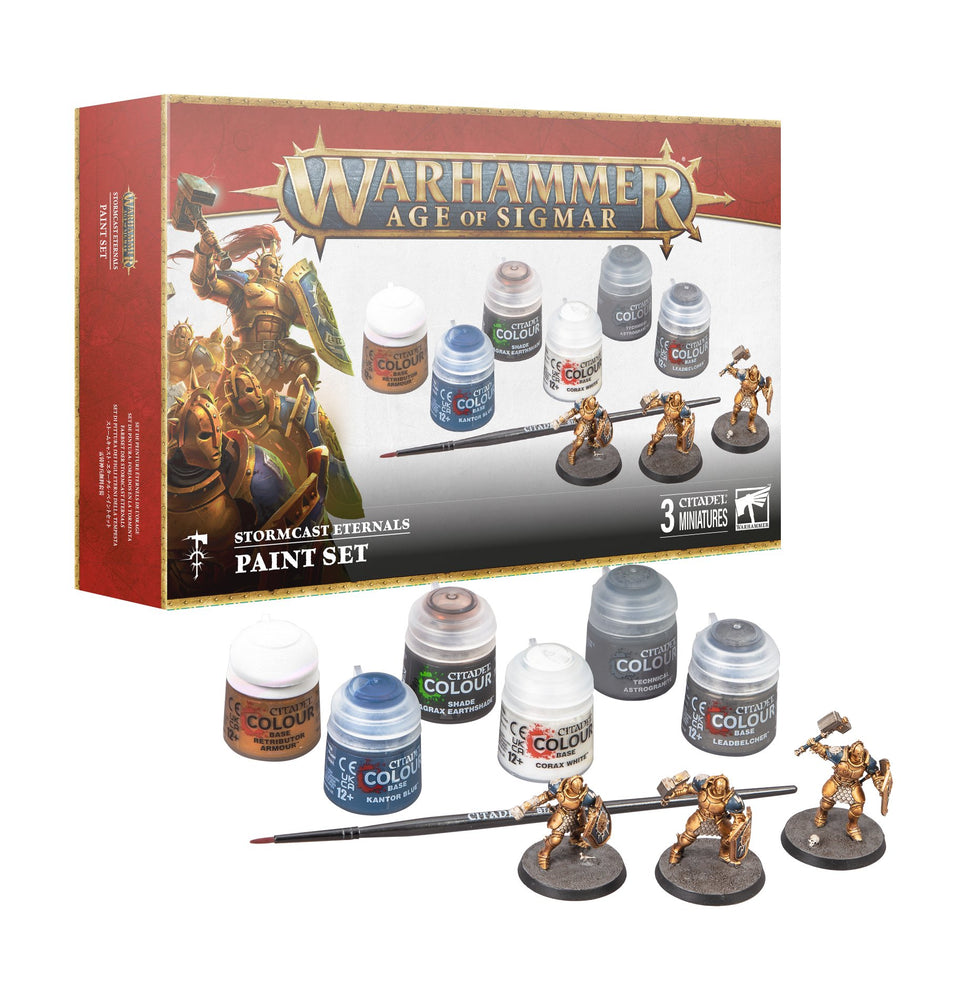 Age of Sigmar - Stormcast Eternals & Skaven Paint Set