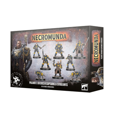 Necromunda - Palanite Enforcer Captain & Sergeants