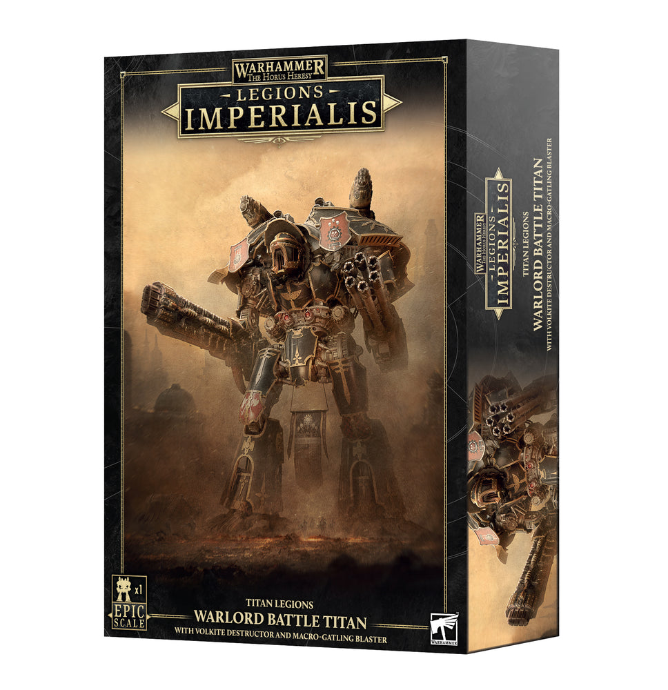 Legions Imperialis - Warlord Titan with Volkite & Macro Gatling