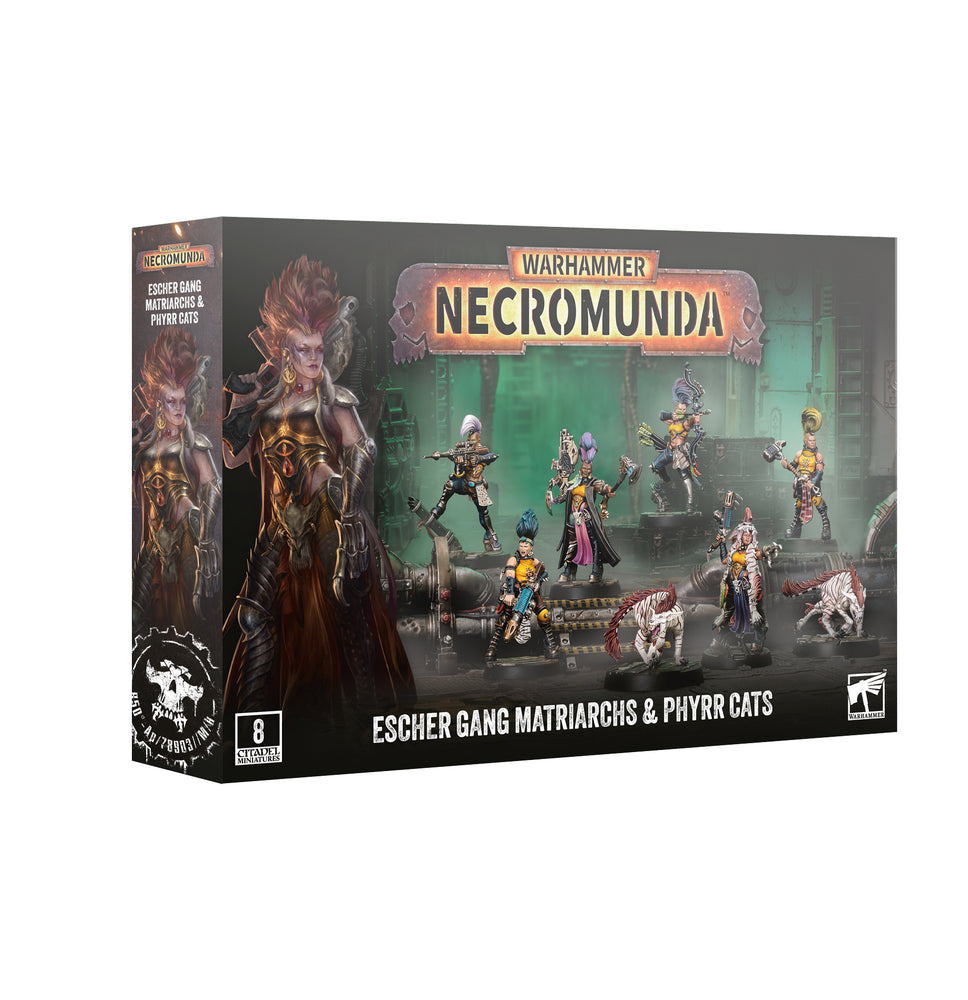 Necromunda - Escher Gang Matriarchs & Phyrr Cats