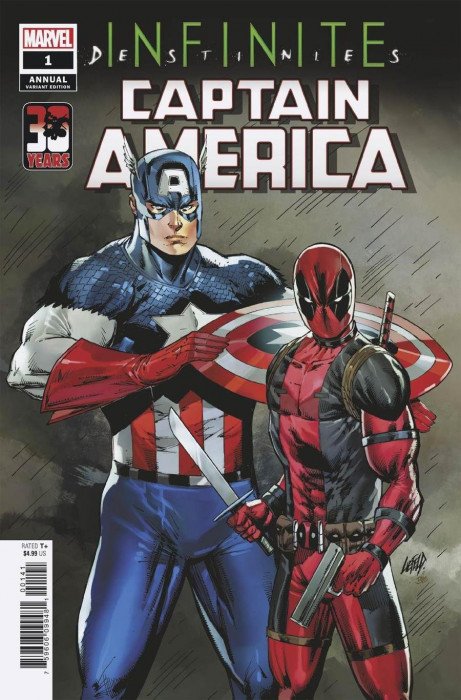 Captain America Annual #1 Cover D Variant Rob Liefeld Deadpool 30th Anniversary Cover