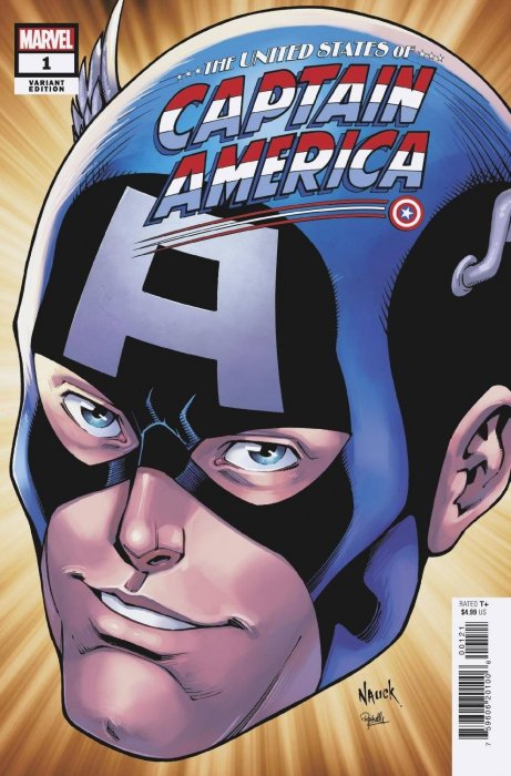 United States of Captain America #1 Variant Todd Nauck Headshot Cover
