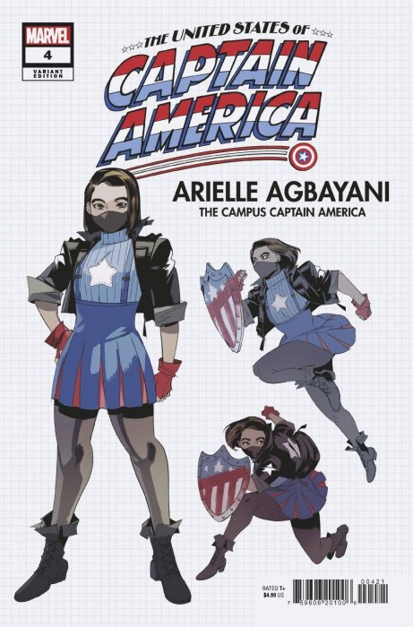 United States of Captain America #4 Variant Jodi Nishijima Design Cover