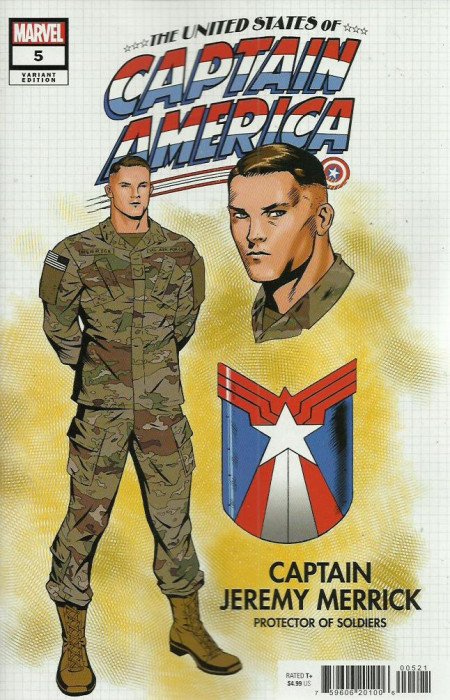 United States of Captain America #5 Variant Dale Eaglesham Design Cover