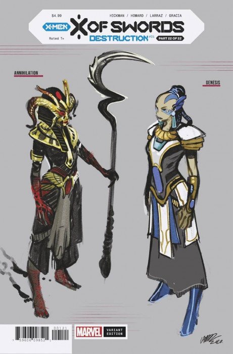 X Of Swords Destruction #1 Larraz Design Variant