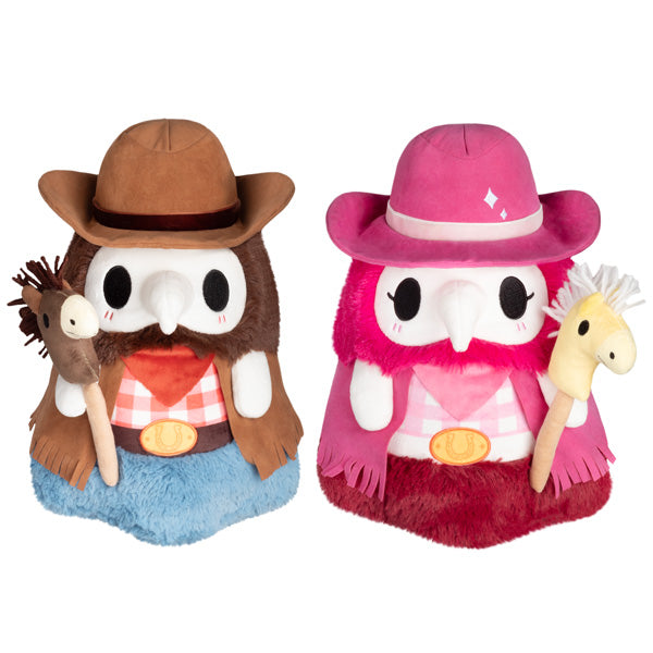 Mini Squishable Cowboy Plague Doctor & Nurse Set