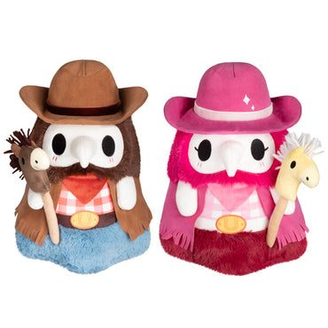 Mini Squishable Cowboy Plague Doctor & Nurse Set
