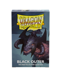 Dragon Shield: Sleeves - Outter Sleeves - Matte Black