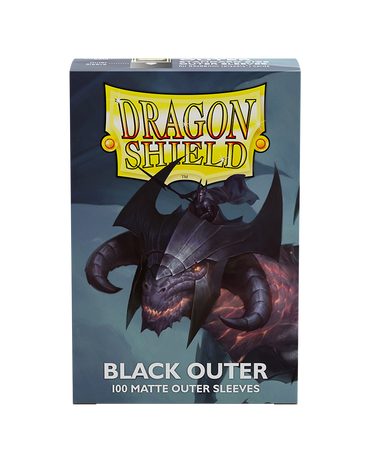 Dragon Shield: Sleeves - Outter Sleeves - Matte Black
