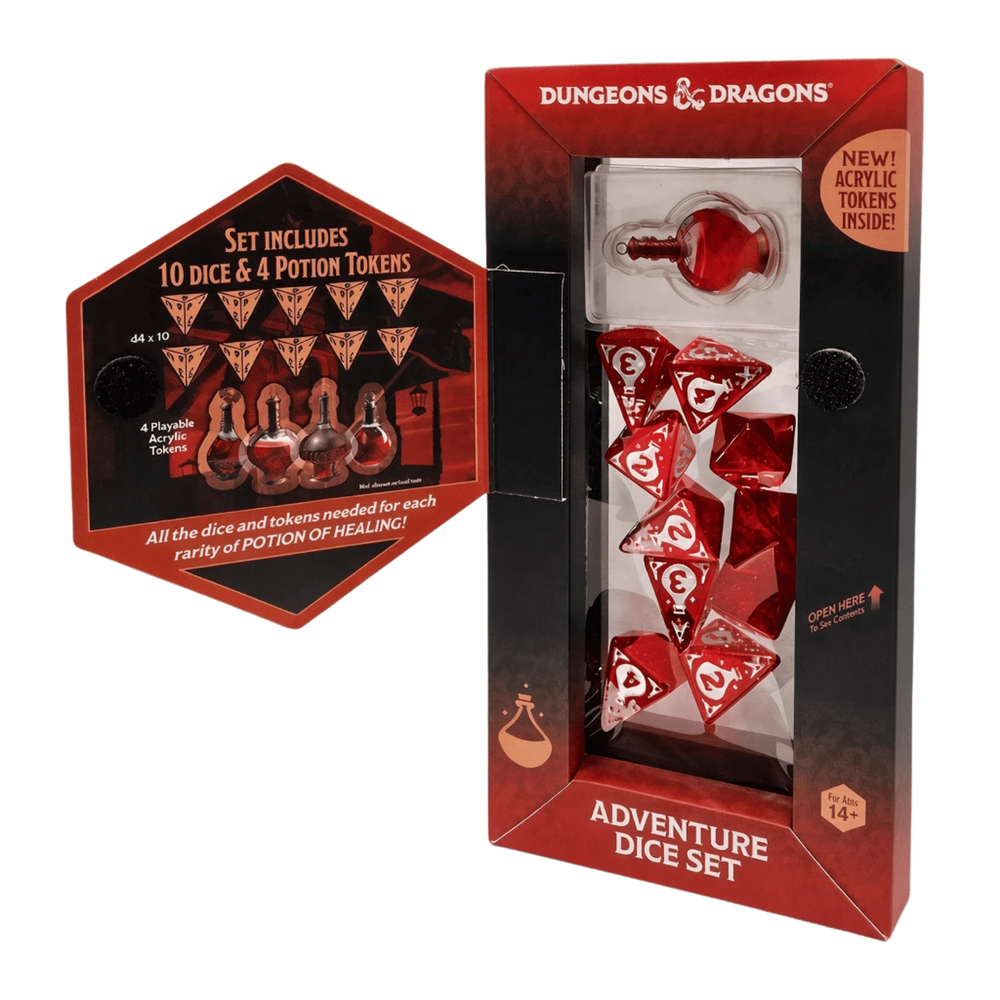 D&D Potion of Healing Adventure Dice Set