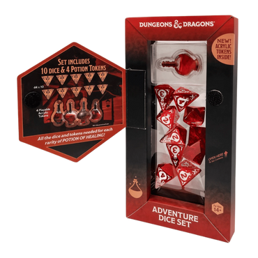 D&D Potion of Healing Adventure Dice Set