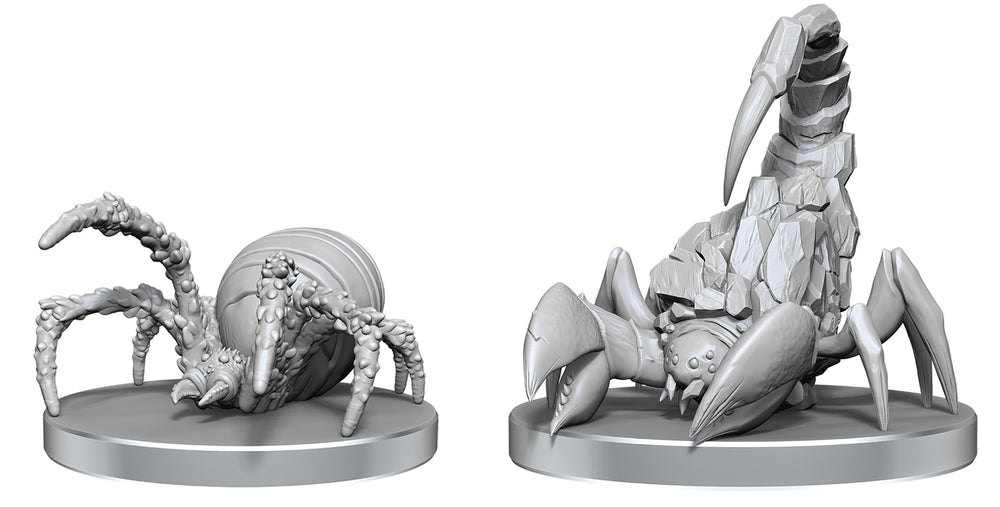 PF UNPAINTED MINIS WV26 CAVE SCORPION & HUNTING SPIDER