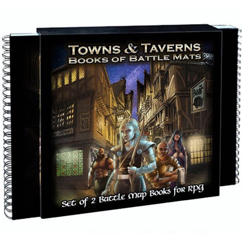Book of Battle Mats - Towns & Taverns