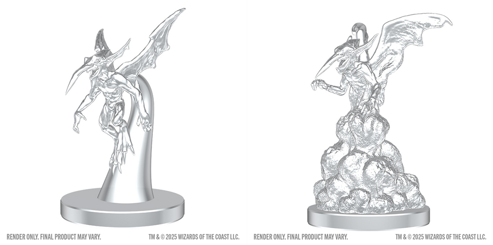 Dungeons & Dragons: Nolzur`s Marvelous Unpainted Miniatures - W28 Ice Mephit & Dust Mephit