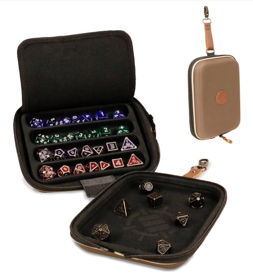 AP ENHANCE DICE CASE AND TRAY: DESIGNER EDITION (Tan)