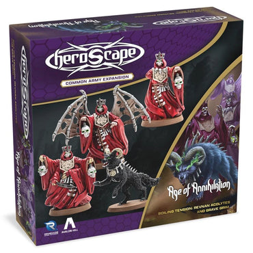 Heroscape: Boiling Tension: Revnan Acolytes and Grave Grim Army Expansion