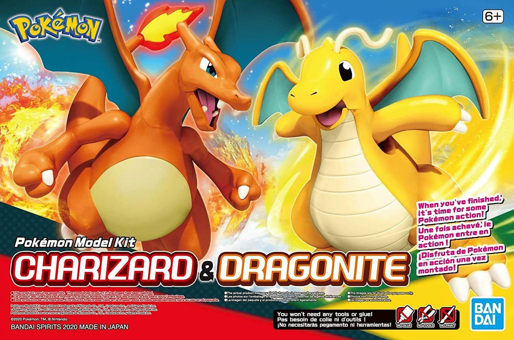 Charizard & Dragonite Model Kit