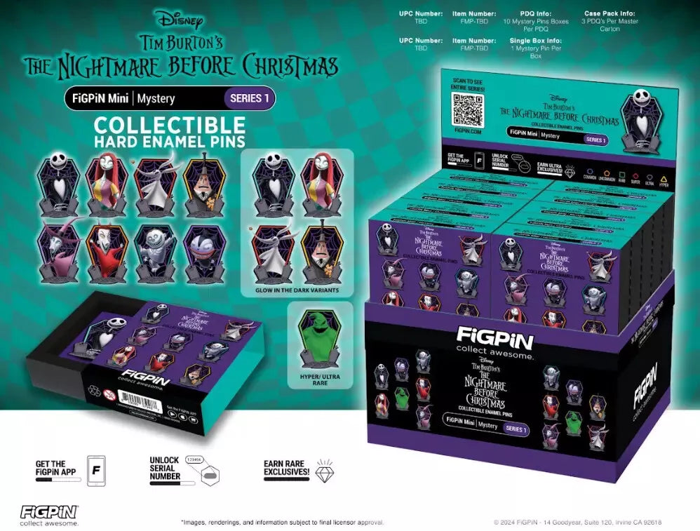 Figpins - Nightmare Before Christmas Minis