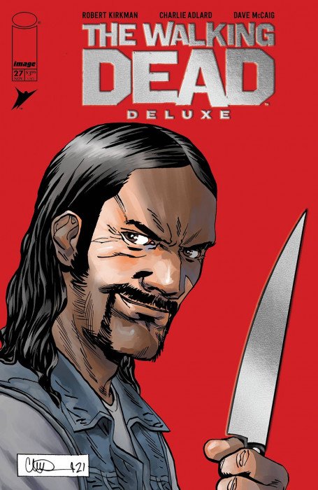 The Walking Dead: Deluxe #27 Variant Charlie Adlard LCSD 2021 Foil Cover