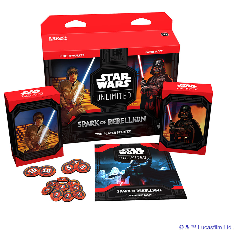 Star Wars Unlimited - Spark of Rebellion 2 Player Starter