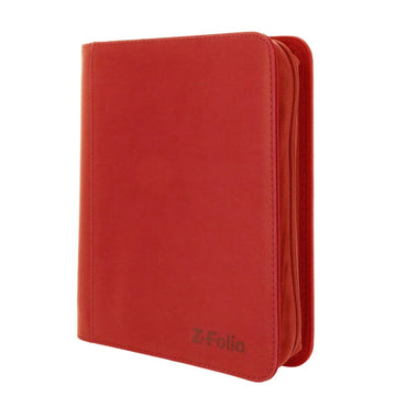 BCW: Z-Folio - 4-Pocket LX Album - Toploaders - Red