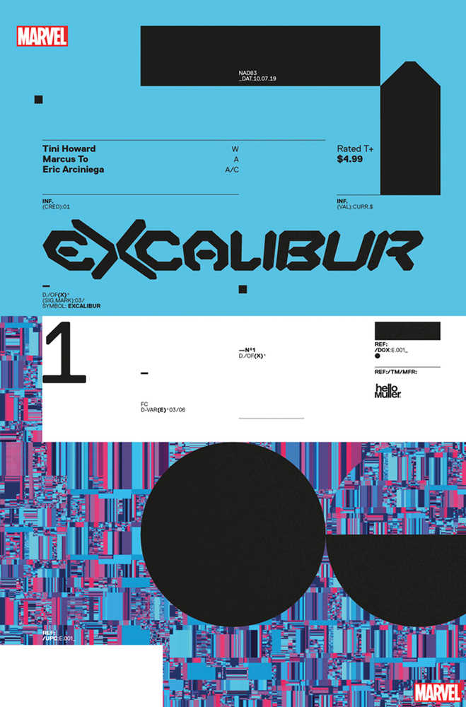 Excalibur #1 Hickman Design Variant Dx