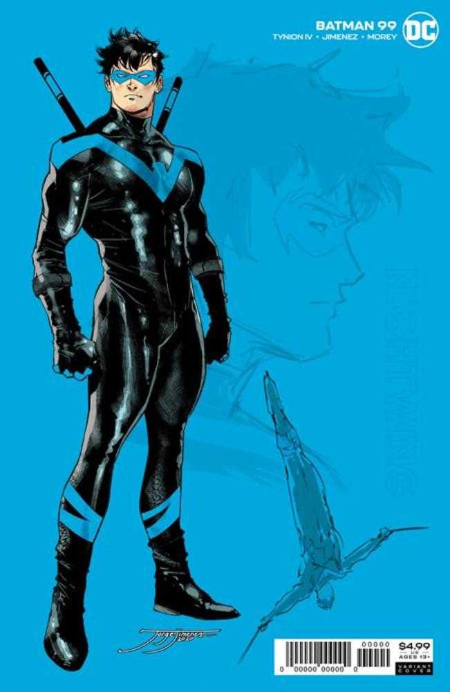 Batman #99 1 in 25 Jorge Jimenez Nightwing Card Stock Variant (Joker War)