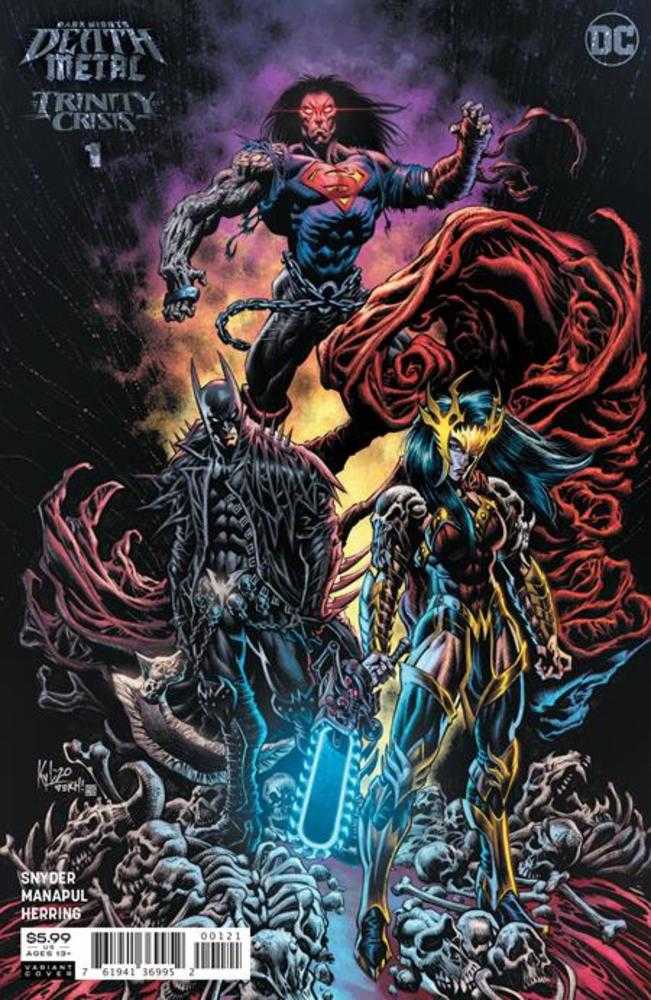 Dark Nights Death Metal Trinity Crisis #1 (One Shot) 1 in 25 Kyle Hotz Variant