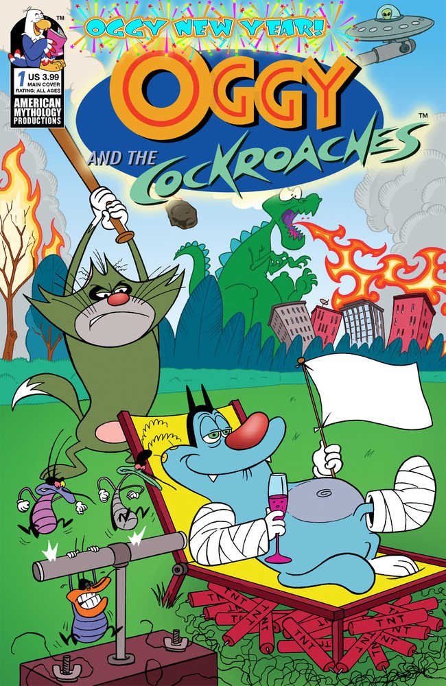 Oggy And The Cockroaches Oggy New Year #1 Cover A Gallant