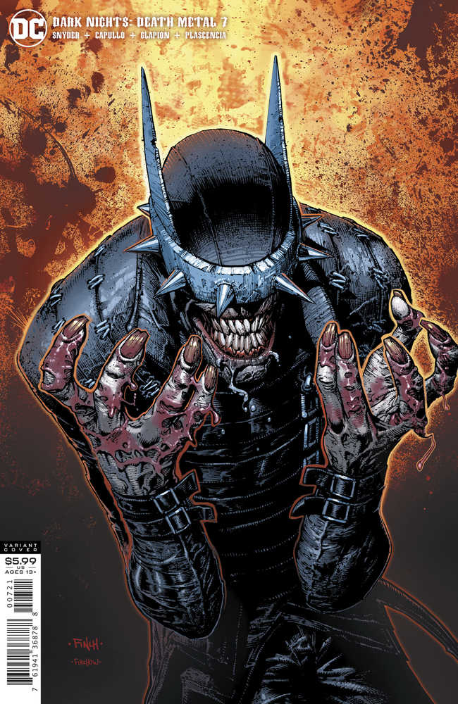 Dark Nights Death Metal #7 (Of 7) Cover B David Finch Batman Who Laughs Variant