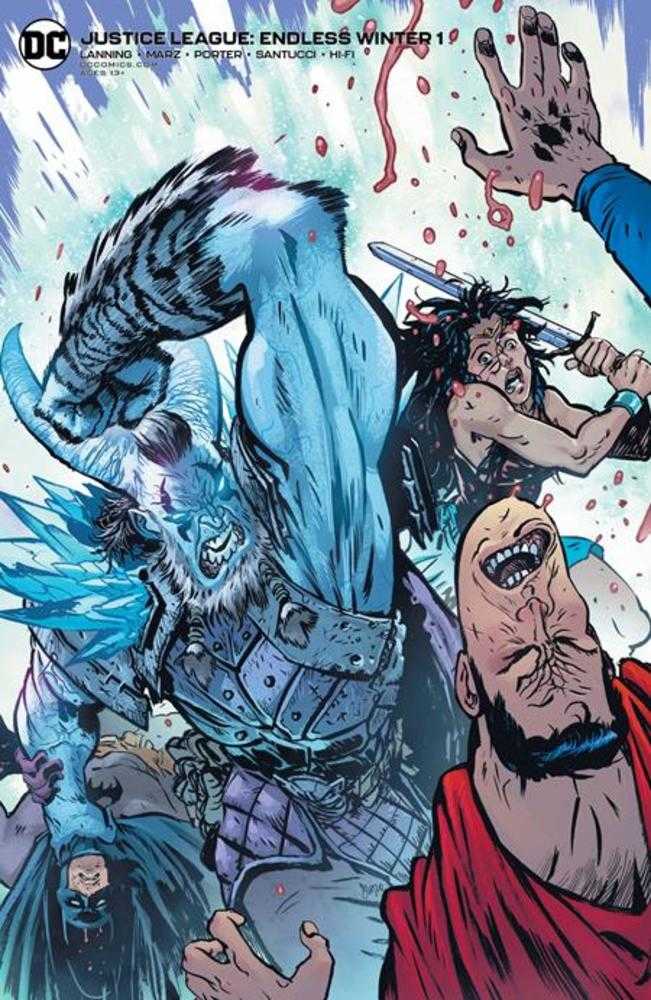 Justice League Endless Winter #1 (Of 2) Cover B Daniel Warren Johnson Card Stock Variant (Endless Winter)