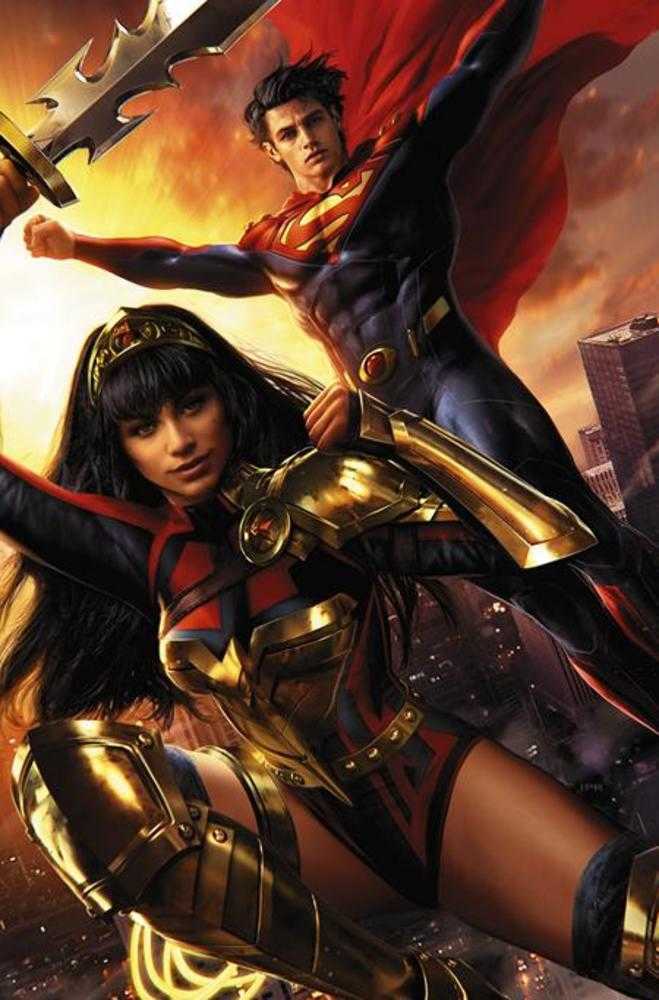 Future State Superman Wonder Woman #1 (Of 2) Cover B Jeremy Roberts Card Stock Variant
