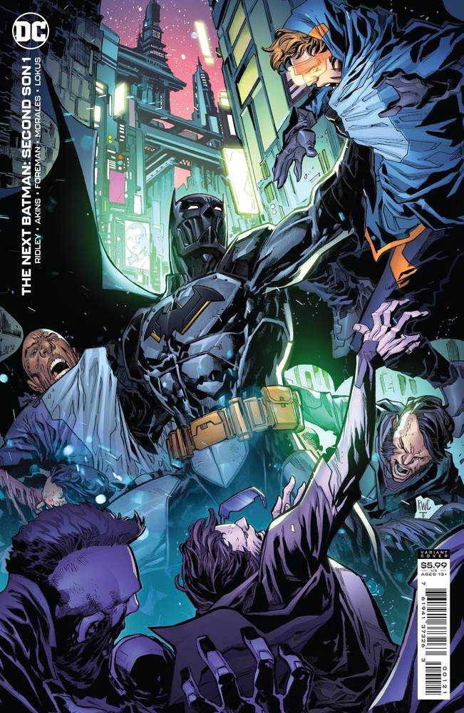 Next Batman Second Son #1 (Of 4) Cover B Ken Lashley Card Stock Variant
