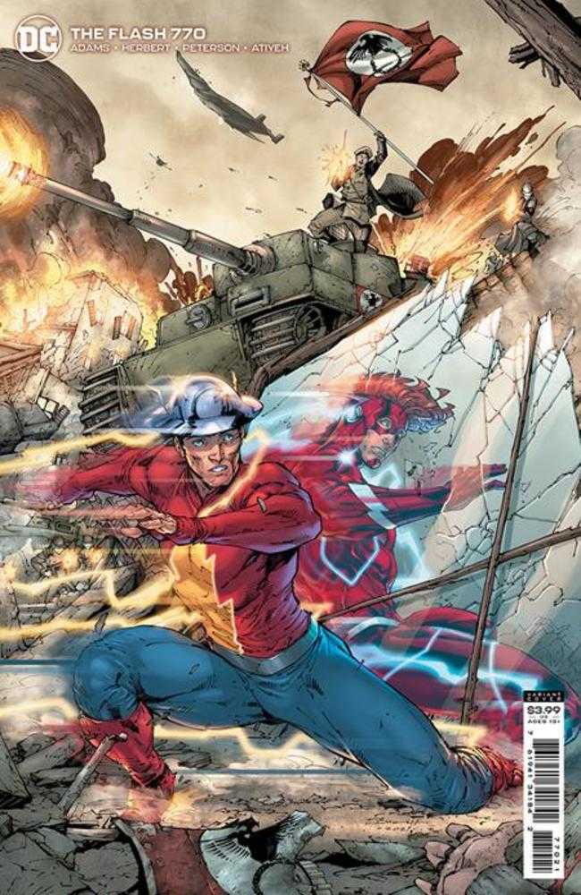 Flash #770 Cover B Brett Booth Card Stock Variant
