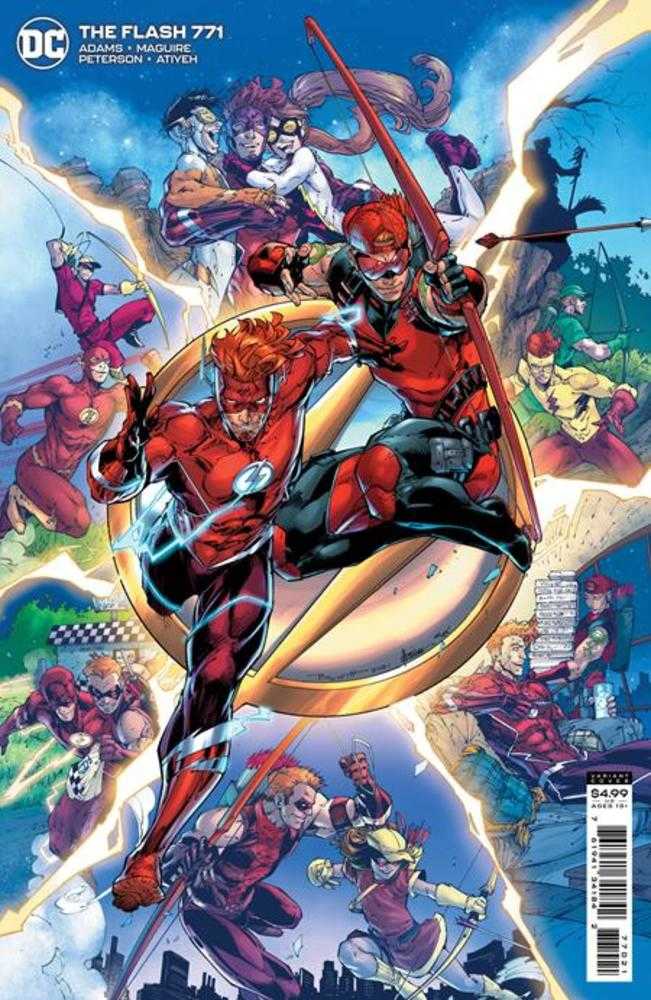 Flash #771 Cover B Brett Booth Card Stock Variant
