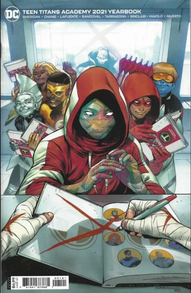 Teen Titans Academy 2021 Yearbook #1 Cover B Rafa Sandoval Card Stock Variant