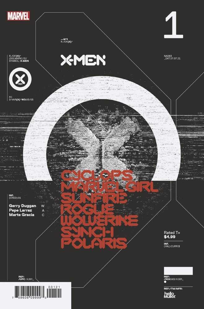 X-Men #1 Muller Design Variant