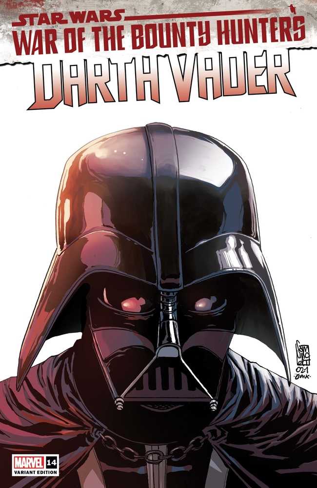 Star Wars Darth Vader #14 Camuncoli Headshot Variant Wobh