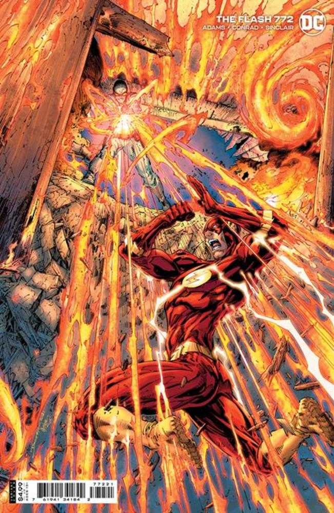 Flash #772 Cover B Brett Booth Card Stock Variant