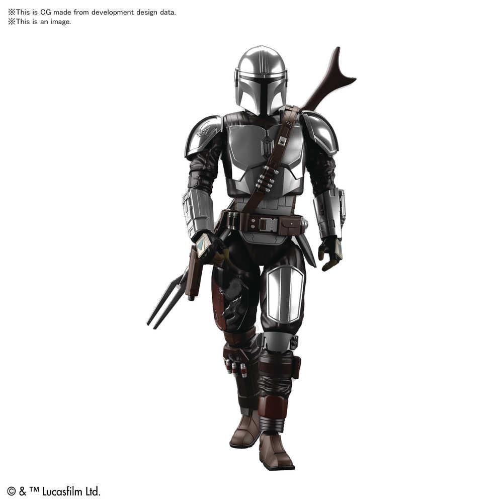 Star Wars The Mandalorian Beskar Armor 1/12 Model Kit Silver (