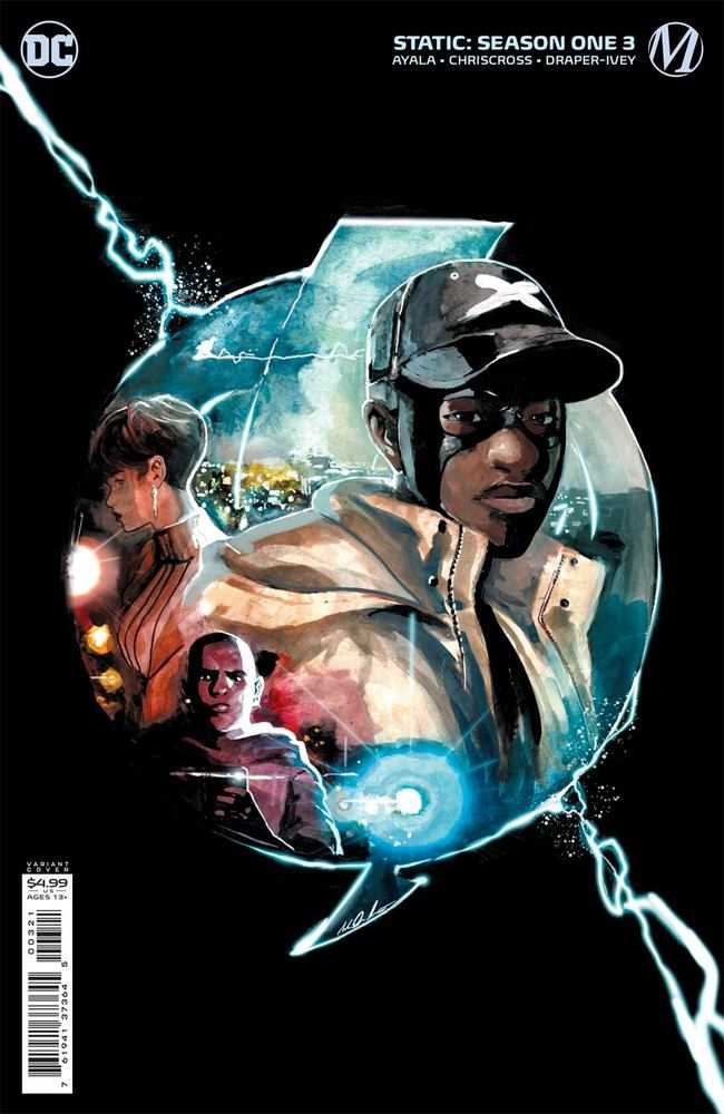 Static Season One #3 (Of 6) Cover B Nikolas Draper-Ivey Card Stock Variant