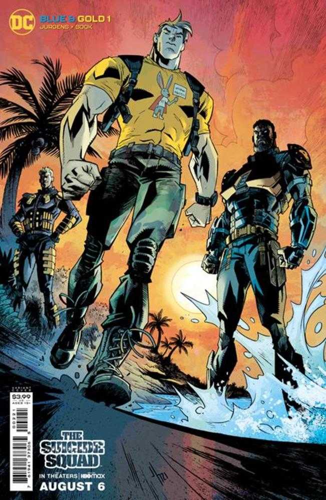 Blue & Gold #2 (Of 8) Cover B Jason Howard The Suicide Squad Movie Card Stock Variant