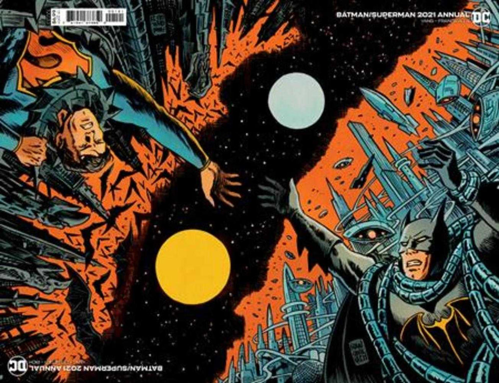 Batman Superman 2021 Annual #1 Cover B Francesco Francavilla Connected Flip Card Stock Variant