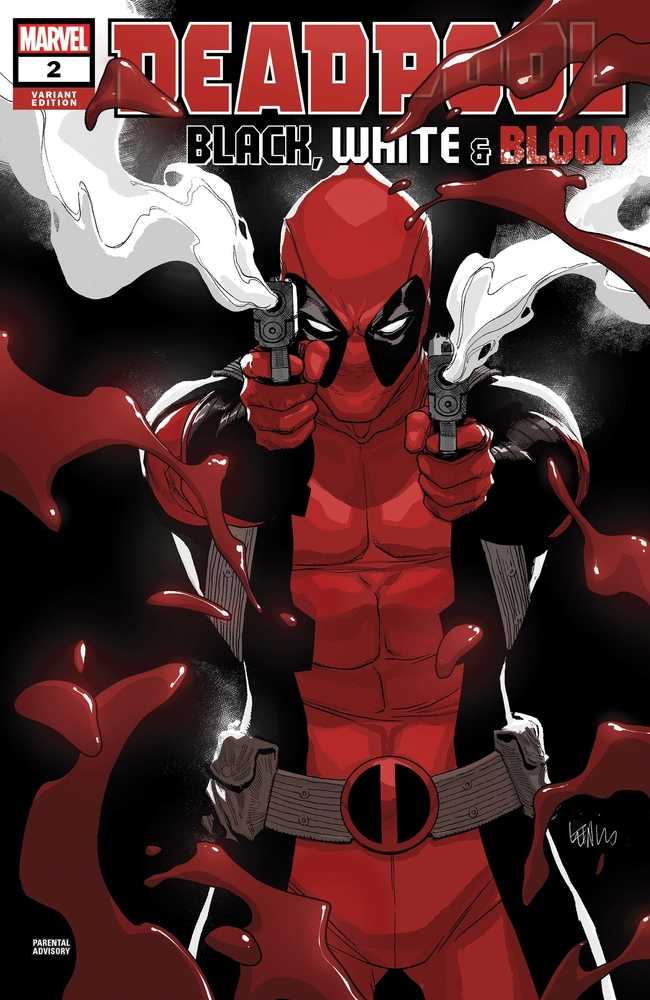 Deadpool Black White Blood #2 (Of 5) Yu Variant