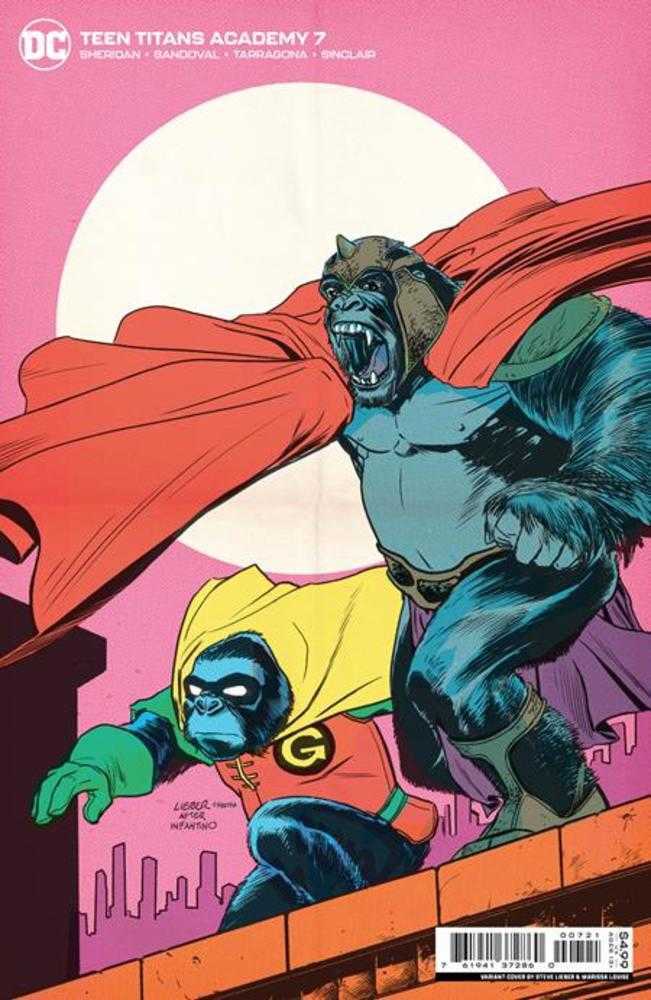 Teen Titans Academy #7 Cover B Steve Lieber Card Stock Variant