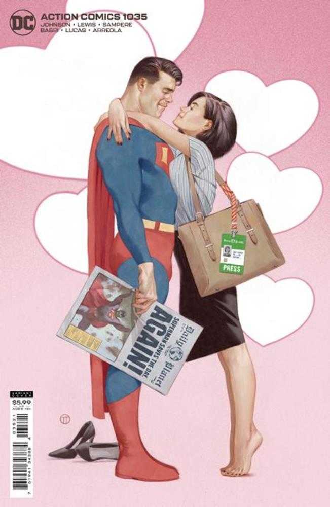 Action Comics #1035 Cover B Julian Totino Tedesco Card Stock Variant